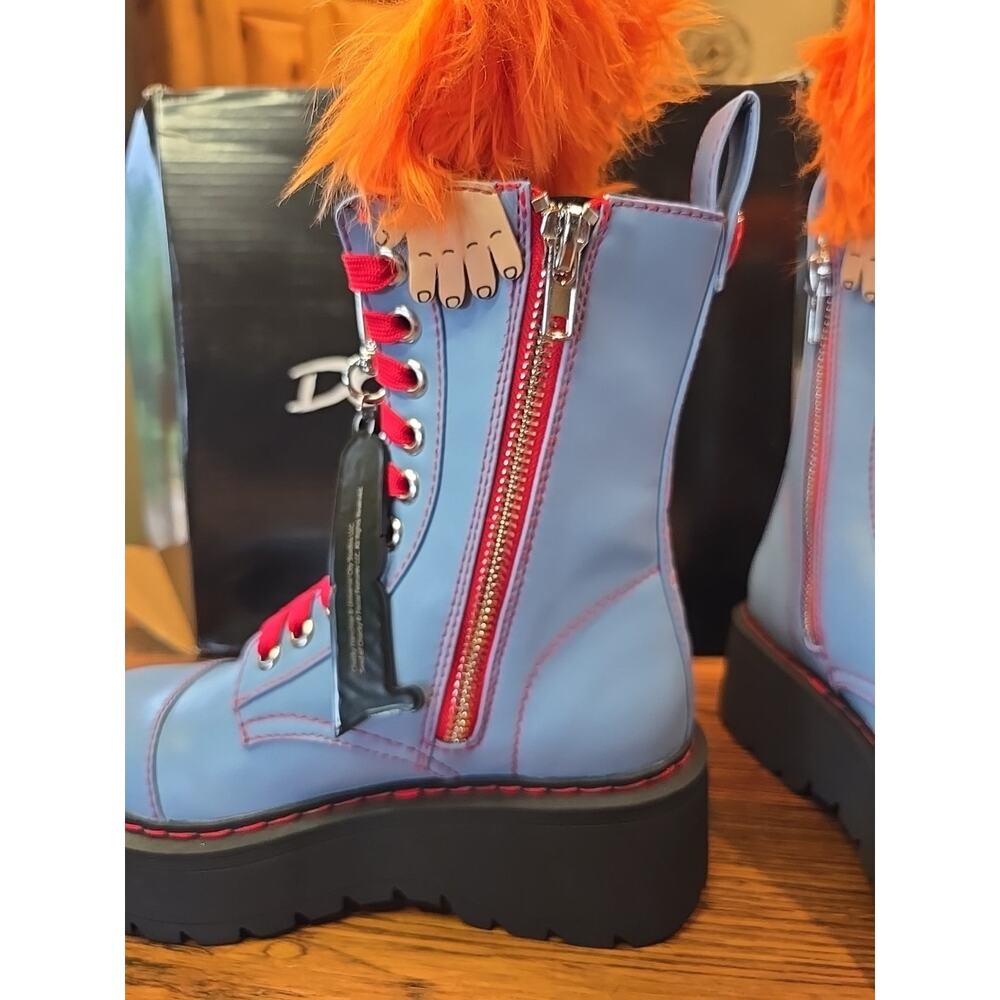 Dolls kill Chucky Platform Boots BRAND NEW 8m - Picture 7 of 16